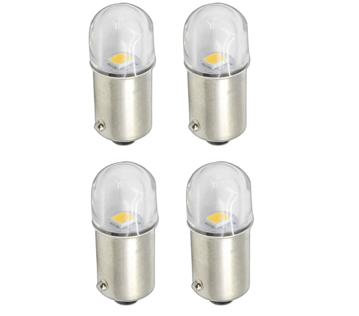 BA9S BAX9S BAY9S LED Indicator Bulb 0.5W 1.2W 6V 12V 24V SMD 2835 100lm 25x10mm Warm White Natural White Cool White Red Green Blue Gold 10 Pack