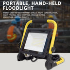 LED Portable Work Light 50W 100W IP66 10ft Cord Brushed Aluminum AC 85-265V Outdoor Floodlight