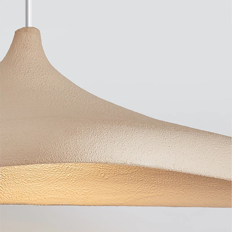 Japanese Wabi-Sabi E26 E27 Hand-Knitted Pendant Light Bracken Brown 150cm Cord AC 90-260V