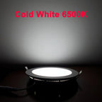Ultra-Thin Dimmable Round LED Recessed Downlight 3W 6W 9W 12W 18W AC 85-265V External Driver