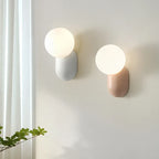 Nordic Macaron LED Wall Sconce G9 Resin Frosted Glass 4 Colors Touch Switch 90-260V