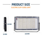 DC 12V LED Portable Flood Light 50W 100W Battery Clip 100lm/W CRI 85+ Camping Emergency Lamp