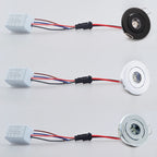 Mini Dimmable LED Recessed Downlight 1W 3W 52mm 45° CRI 80+ IP52 AC 85-265V 6 Pack