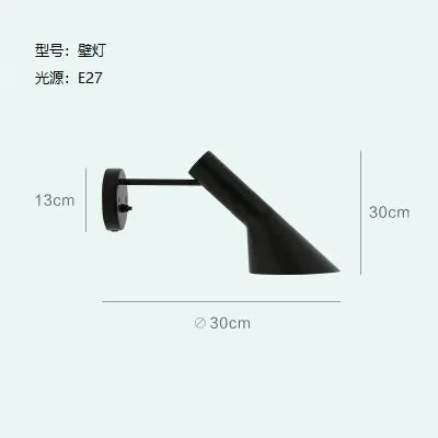 Nordic AJ Style LED Floor Lamp Metal Iron Painted Button Switch E26 Single Head AC 90-260V Living Room Foyer 21 to 30W