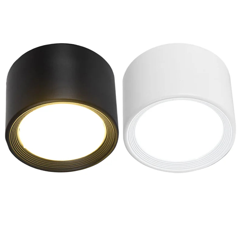 Dimmable Surface-Mount LED Downlight 5W 7W 9W 12W 15W 18W 20W CRI 85+ 120° AC 110-240V
