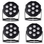 12x RGBWAUV 6-in-1 LED PAR Stage Light 18W DMX 6/10CH 45° AC 90-240V US Plug DJ Party