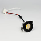 3W Mini COB LED Recessed Downlight 60° CRI 80 IP44 D37.5mm 30mm Cutout AC 12-220V Dimmable