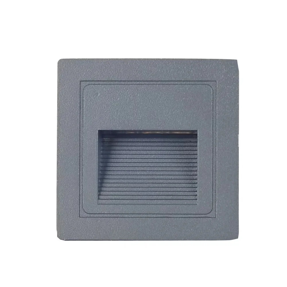 3W IP65 LED Stair Step Wall Lamp 100lm/W AC 85-265V White Black Gray Warm Natural Cool