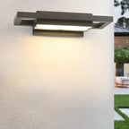IP65 LED Outdoor Wall Lamp 15W 24W Black Aluminum Acrylic Baked Finish AC 110-240V Porch Doorway Corridor Balcony Garden Sconce
