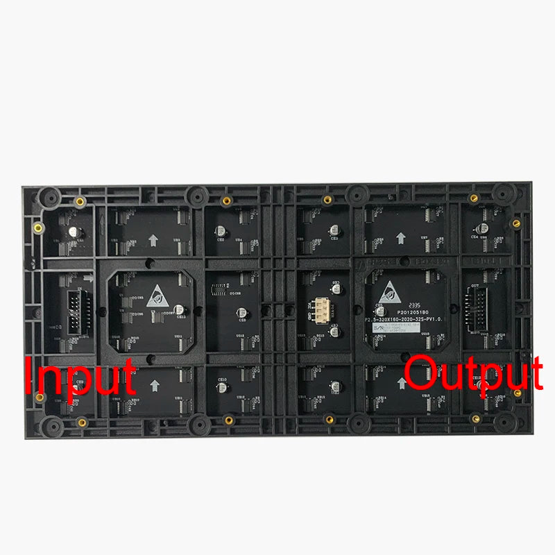 P2.5 128x64 Indoor Full-Color LED Module 320x160mm SMD2121 1/32 Scan ≥1920Hz HUB75 600nit