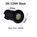 LED Underground Ground Light 1W 3W 5W COB IP67 AC 85-265V DC 12V 10 Pack 25cm Cable