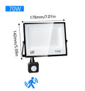 IP66 PIR Motion Sensor LED Flood Light 20W 30W 50W 70W 100W 150W 200W 300W Die Cast Aluminum AC 100-130V or 175-265V Outdoor Garden Security
