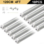 T8 V-Shape Integrated LED Tube Light 3FT 4FT 5FT 30W 40W 50W SMD2835 100-120lm/W AC 85-265V