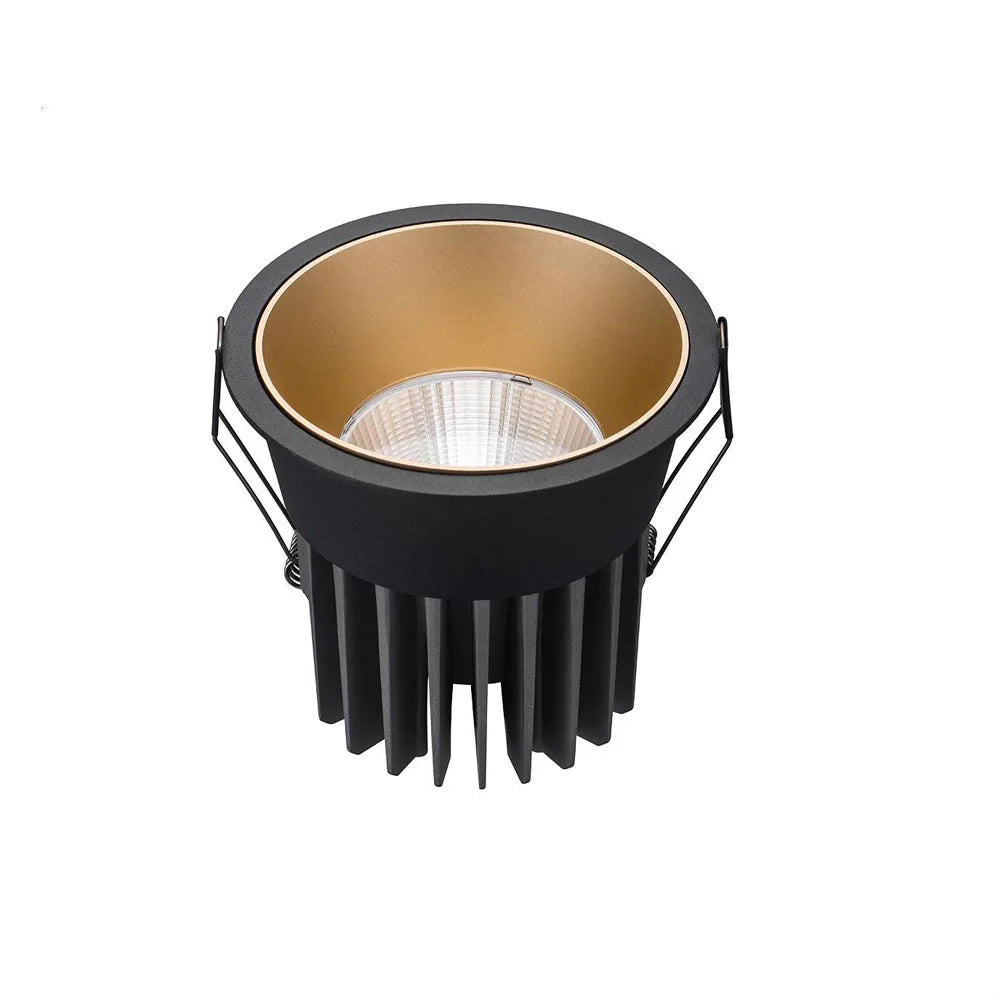 Dimmable COB LED Recessed Downlight 7W 10W 12W 15W 20W 24W Selectable Beam CRI 90+ 85-265V