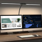 Double-Head LED Desk Lamp 80cm USB DC 5V CRI 90 5-Level Dim 5-CCT 2700-6500K Remote