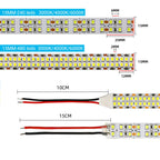 SMD2835 SANAN LED Strip 240/480 LEDs/m DC 12V 24V IP20 IP67 5m Warm Natural Cool White
