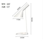 Nordic AJ Style LED Floor Lamp Metal Iron Painted Button Switch E26 Single Head AC 90-260V Living Room Foyer 21 to 30W