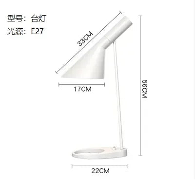 Nordic AJ Style LED Floor Lamp Metal Iron Painted Button Switch E26 Single Head AC 90-260V Living Room Foyer 21 to 30W