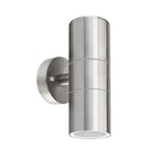 IP65 GU10 Outdoor LED Wall Lamp 10W 600lm Up Down Dual Light Stainless Steel 85-265V