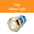 IP65 LED Metal Push Button Switch 12mm 16mm 19mm 22mm 1-3A Momentary Latching 3-220V 5 Colors