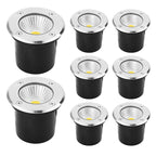 IP67 COB LED Underground Ground Light 5W 10W 12W 15W AC 85-265V or DC 12-24V 120 Degree 120 lm/W Warm White Natural White Cool White Red Green Blue