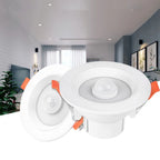 PIR Motion Sensor LED Recessed Downlight 5W 10W 15W 20W SMD 2835 CRI 85 AC 85-265V Auto On Off Corridor Hallway Stair Ceiling Spot