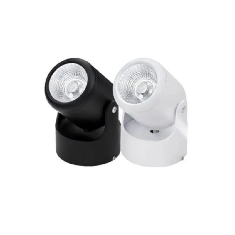 COB LED Surface Mounted Downlight 7W 10W 12W 15W 18W 20W 360 Degree Vertical 180 Degree Horizontal Rotation Dimmable AC 85-265V White Black Warm White Natural White Cool White