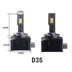 D1S D2S D3S D4S D5S D8S LED Headlight 30000lm 70W 30-CSP IP68 Canbus DC 12-24V 2-Pack