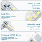 G4 G9 SMD2835 LED Bulb 3W 5W 7W 360° Warm Cool White DC 12V AC 110-240V Chandelier Spotlight