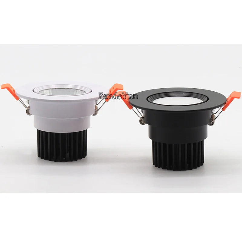 COB LED Recessed Downlight 3W 5W 7W 9W 12W 15W 18W 120° CRI 85+ 95-110lm/W AC 85-265V