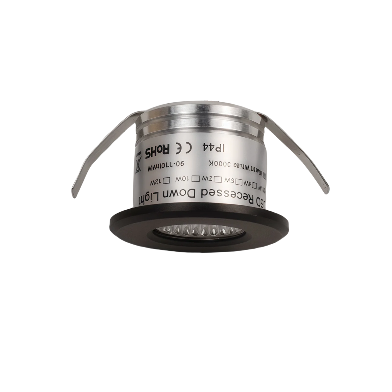 3W Mini COB LED Recessed Spotlight 270lm 30° CRI 80+ IP44 D37mm 28-30mm Cutout Dimmable
