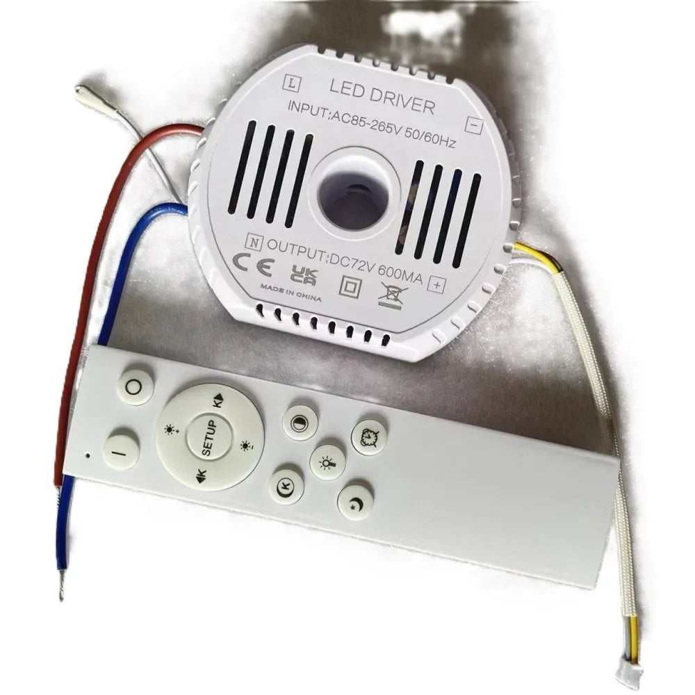 3-CCT LED Driver Controller AC 85-265V Bluetooth App Remote 190mA-1000mA Ceiling Light