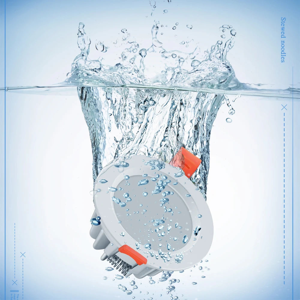 Modern IP65 Waterproof LED Ceiling Spotlight Fixture