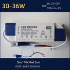 LED Driver Constant Current 20W 30W 36W 40W 50W DC 24-42V 500-1200mA AC 110-120V Input