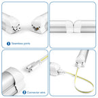 25W T8 LED Tube 50cm SMD2835 120° CRI 80+ AC 85-265V Warm Neutral Cool White Aluminum