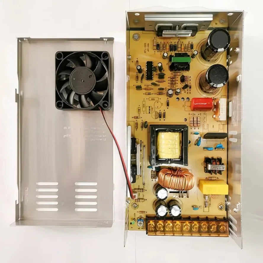 AC 110-220V to DC 12V 24V Power Supply 5A 10A 20A 40A LED Strip Indoor Aluminum Constant Voltage