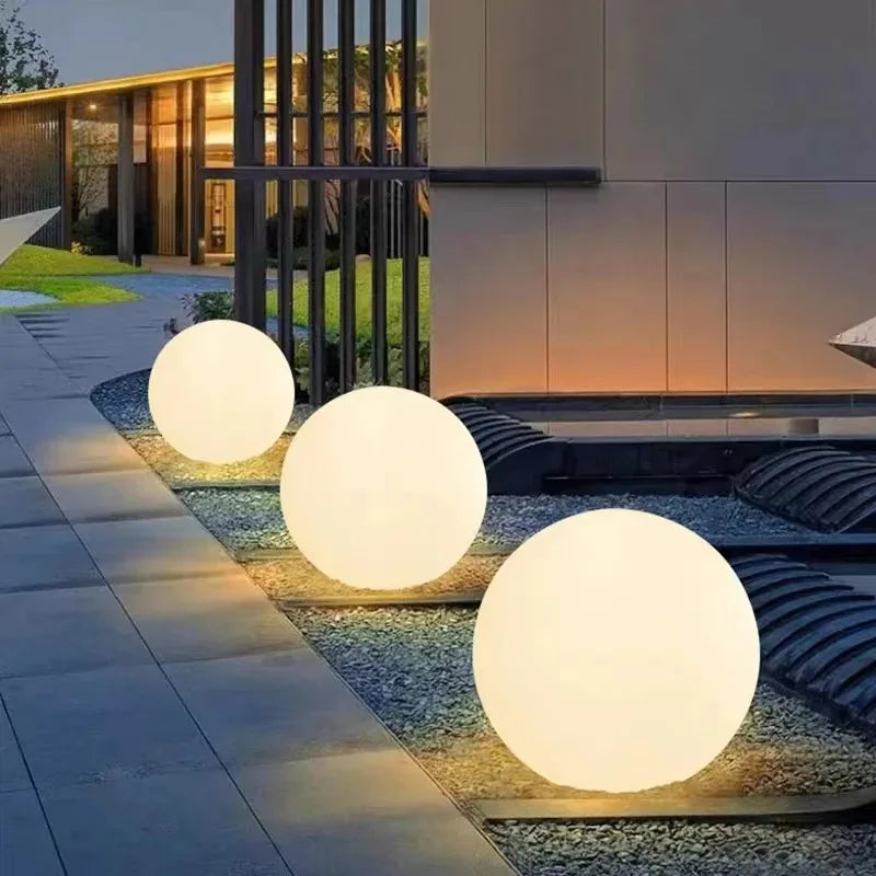 Solar LED Floating Ball Light 16 Color Remote Control IP65 8cm Vinyl Pool Garden Outdoor Night Light
