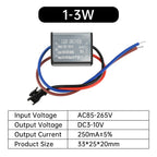 IP68 LED Waterproof Driver 250mA 1-24W AC 85-265V DC 3-80V Isolated SM Terminal Outdoor