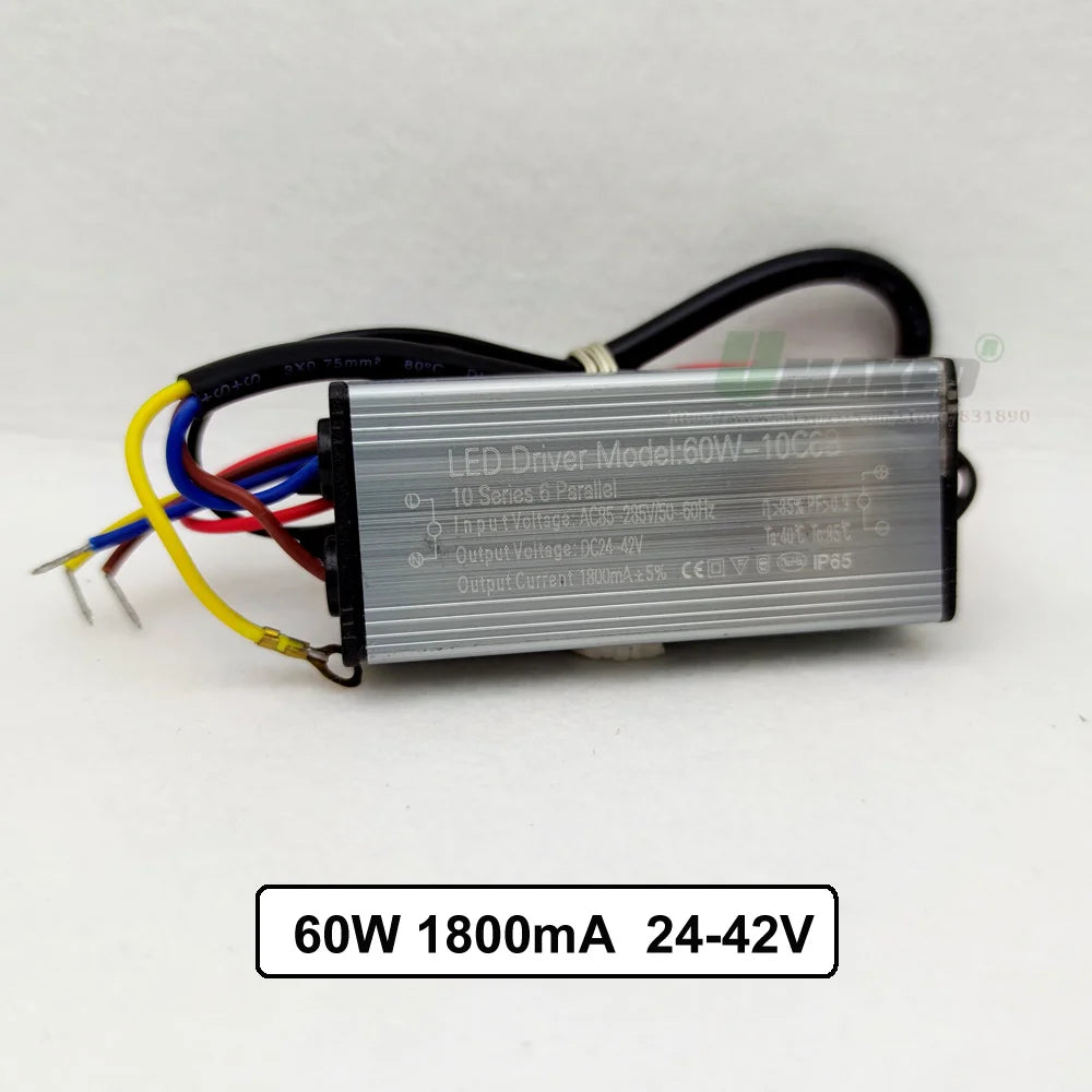 IP65 Waterproof LED Driver 10W 20W 30W 50W 60W 70W 80W 100W AC 85-265V DC 6-175V Floodlight