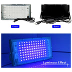 UV LED Flood Light 50W 100W 395-400nm IP65 AC 110V Body Paint Party Stage Lamp