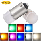 BA9S LED Bulb 0.18W 70lm DC 6V 6.3V SMD 5630 Cool White Plug and Play Flashlight Pinball Machine Toy Car Signal Lamp 50 Pack