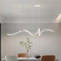 Modern Minimalist Dimmable LED Pendant Light 30W 35W Iron Acrylic White Black AC 90-265V