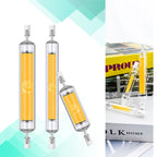 R7S COB LED Glass Tube Bulb 15W 20W 30W 50W 78mm 118mm Halogen Replacement 110-240V