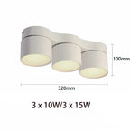 90° Fold 350° Rotate Dimmable COB LED Ceiling Downlight 10W 15W CRI 90+ AC 85-265V Black