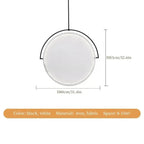 Nordic Fabric Pendant Light Creative Art Dining Table Restaurant Iron Polished Chrome 90-260V