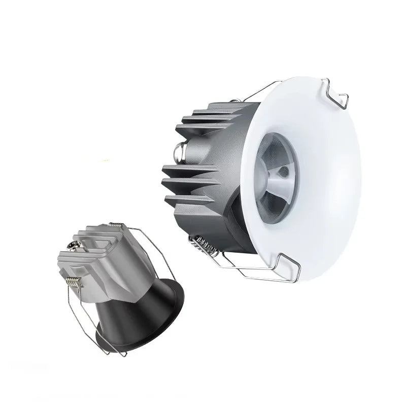 IP65 COB LED Recessed Downlight 5W-35W 24° CRI 85+ 95-110lm/W AC 85-265V 3-Color