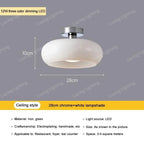 Vintage Glass LED Pendant Chandelier Gold Metal Single AC 90-260V Bedroom Dining Room