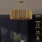 Modern Luxury Ironware Pendant Chandelier D60-120cm 86-195W Dimmable Remote AC 90-265V