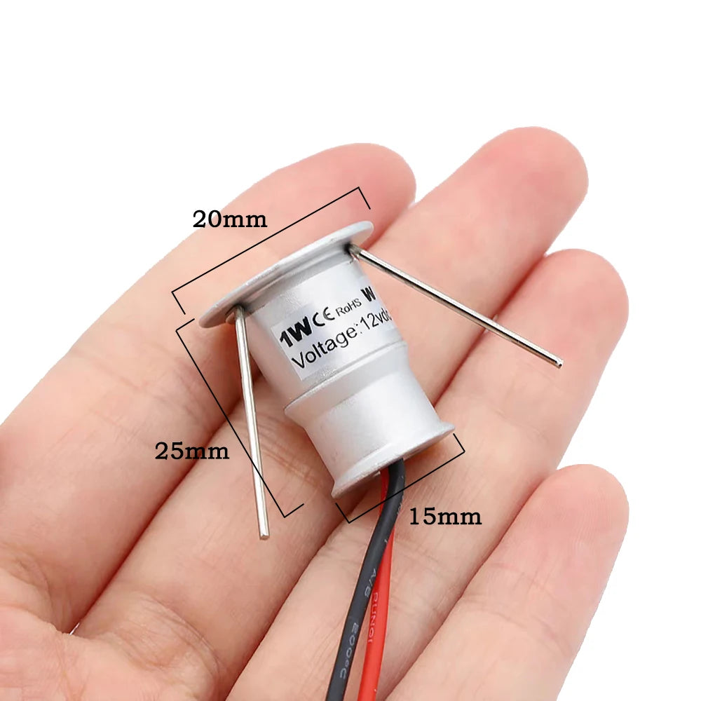 Mini LED Recessed Cabinet Downlight 12V IP65