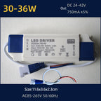 LED Driver Constant Current 20W 30W 36W 40W 50W DC 24-42V 500-1200mA AC 110-120V Input